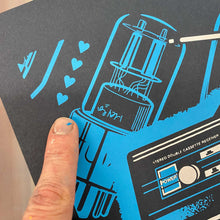Load image into Gallery viewer, Crown Boombox : 19x25" Screenprint