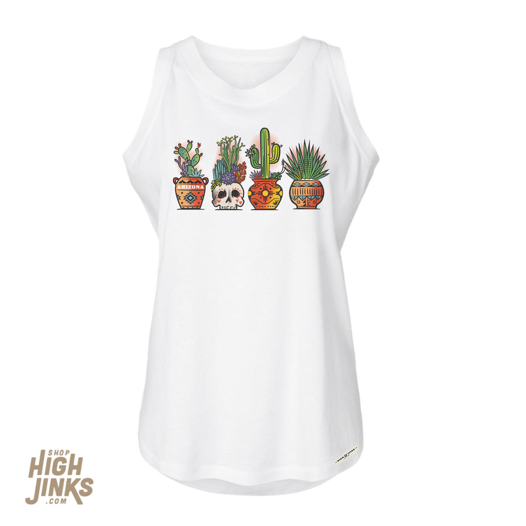 Desert Plantscape : Women's Muscle T-Shirt