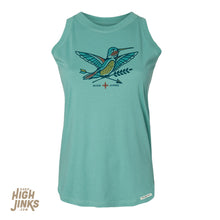 Load image into Gallery viewer, Hummingbird Tattoo : Women&#39;s Muscle Tee

