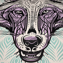 Load image into Gallery viewer, COYOTE SHRINE HEAD : 19x25 SCREENPRINT