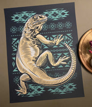 Load image into Gallery viewer, ARIZONA CHUCKWALLA : 19x25 SCREENPRINT