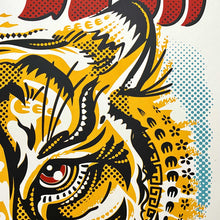 Load image into Gallery viewer, LOVE + LUCK YEAR OF THE TIGER : 19x25 SCREENPRINT