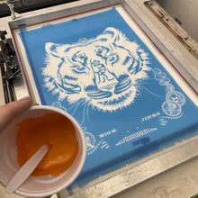 Load image into Gallery viewer, LOVE + LUCK YEAR OF THE TIGER : 19x25 SCREENPRINT
