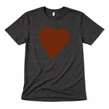 Load image into Gallery viewer, Distressed Heart : Adult's Crew Neck T-Shirt
