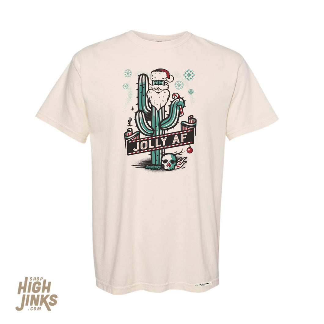 Jolly AF Cactus : Crew Neck T-Shirt