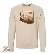 Load image into Gallery viewer, Heart of the Desert : Adult&#39;s Lightweight Terry Raglan
