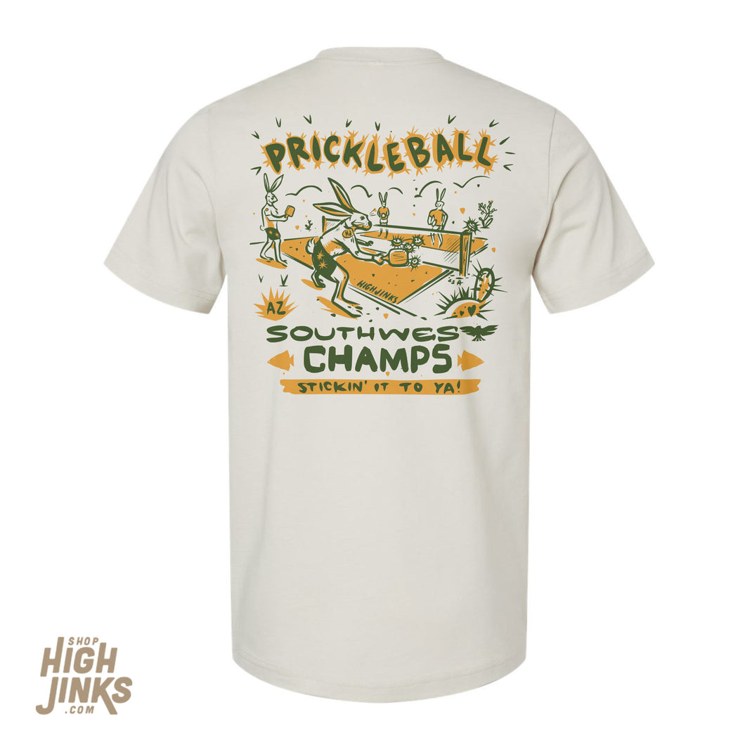 Southwest Prickleball Champions : Adult's Crew Neck T-Shirt