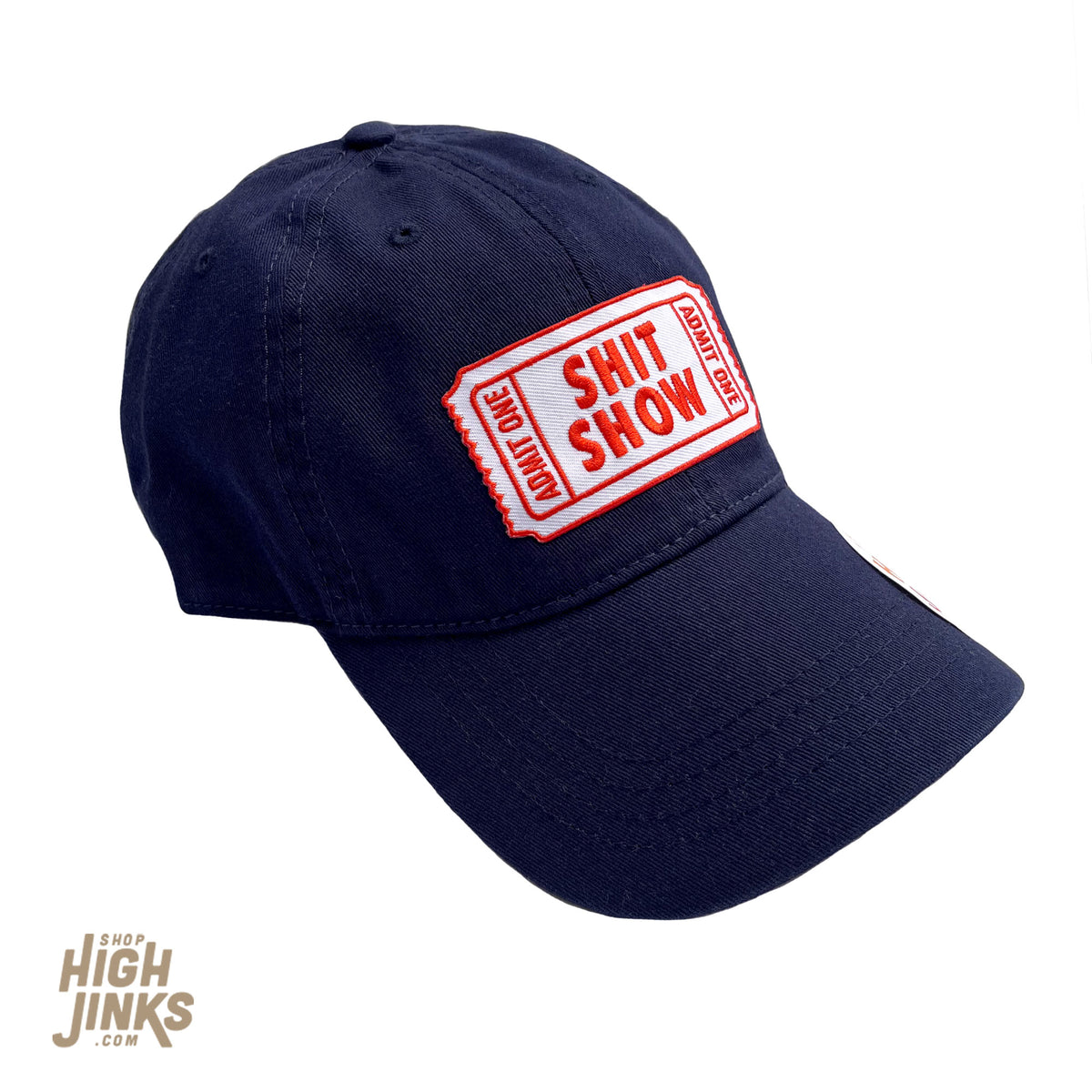 MJSTAR "Welcome To The Shit Show" Denim Baseball Cap - Adjustable Unisex Washed Dad Hat - View #9