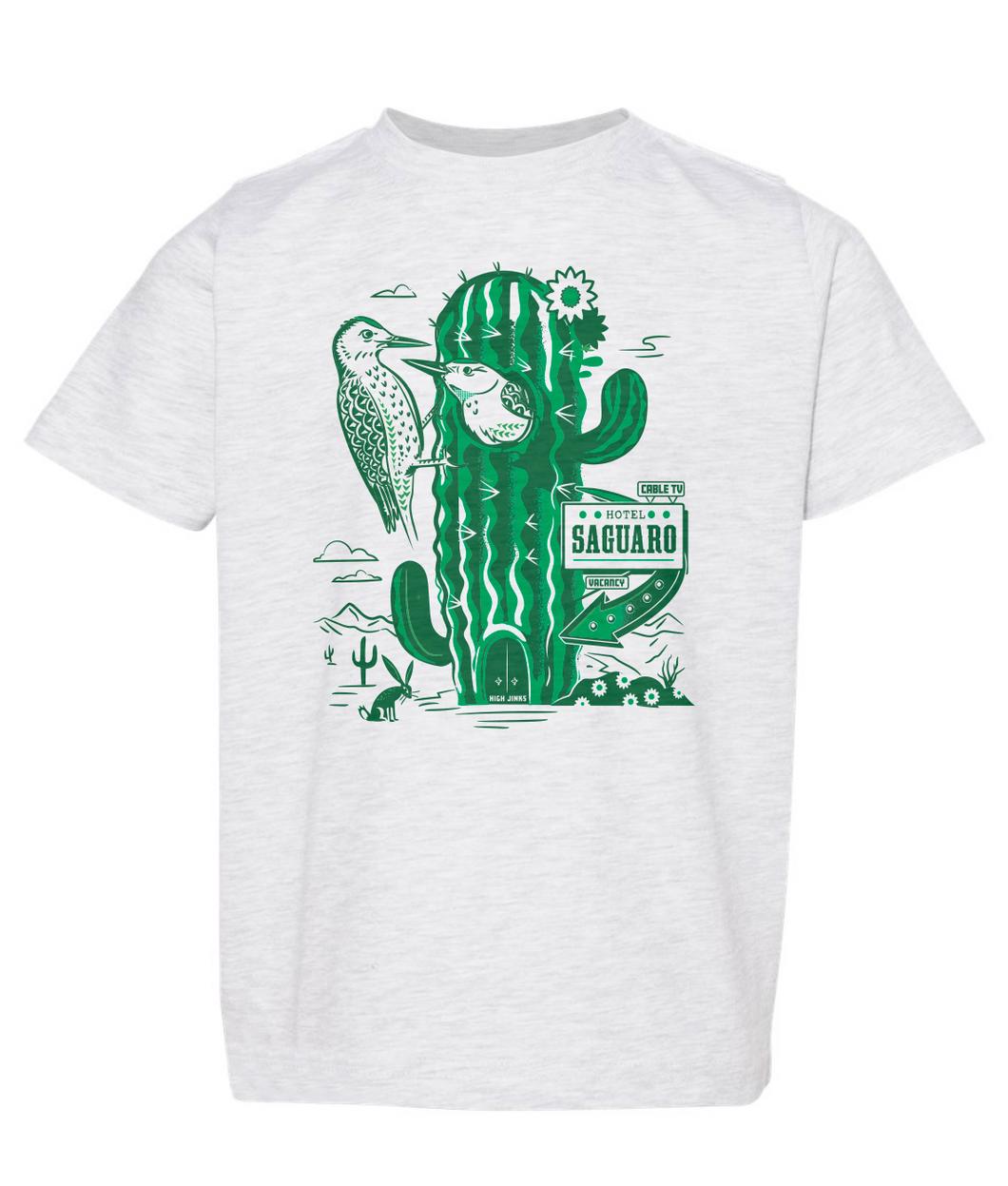 Hotel Saguaro : Kid's Unisex Soft Blend T-Shirt
