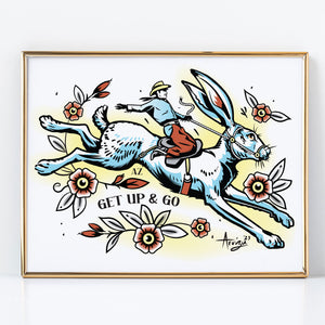 Get up & Go : Archival Print