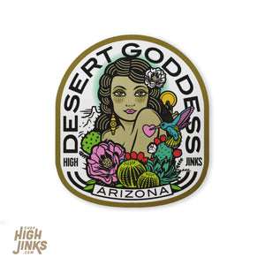 Desert Goddess : 3" Mirror Detail Vinyl Sticker