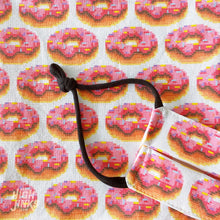 Load image into Gallery viewer, 100% Cotton Washable KIDS Face Mask : 8-Byte Donuts
