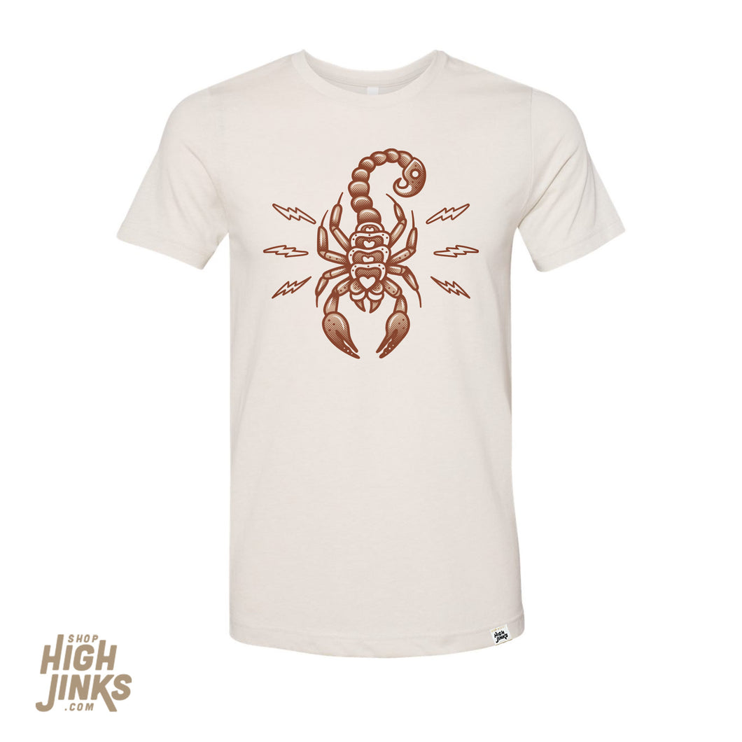 Electric Scorpion : Crew Neck T-Shirt