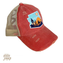 Load image into Gallery viewer, Heart of the Desert : Ponytail Trucker Hat
