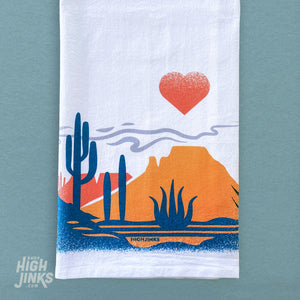 Heart of the Desert : Tea Towel