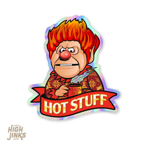 Mr. Heat Miser : 3" Holographic Vinyl Sticker
