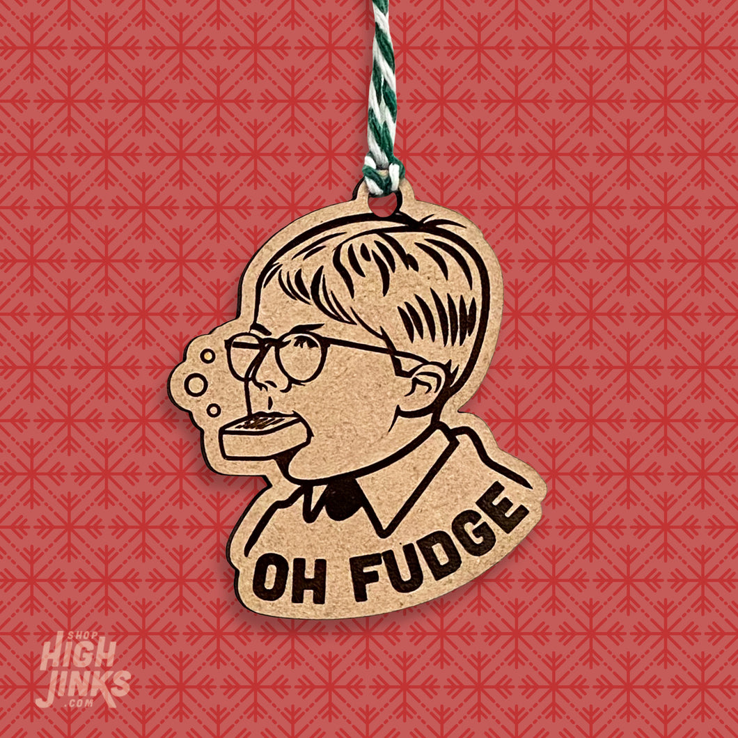 OH FUDGE :  Holiday Ornament