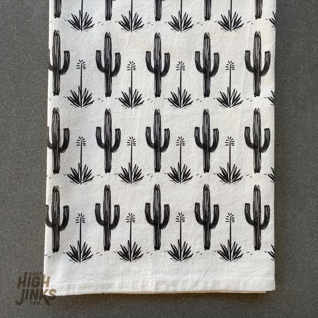 Painted Cactus : Tea Towel