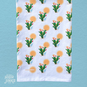 Prickly Pear Pattern : Tea Towel