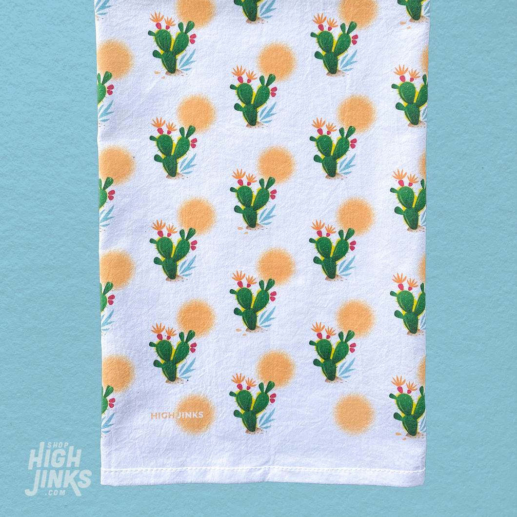 Prickly Pear Pattern : Tea Towel