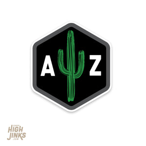 AZ Saguaro Scout : 3" Satin Vinyl Sticker