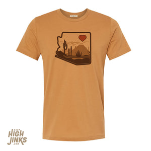 The Heart of the Desert: Adult's Crew Neck T-Shirt