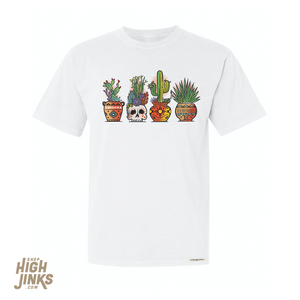 Desert Plantscape : Crew Neck T-Shirt