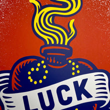 Load image into Gallery viewer, LUCKY HEART : 19x25 SCREENPRINT
