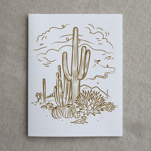 Sketchy Desert : Notecard