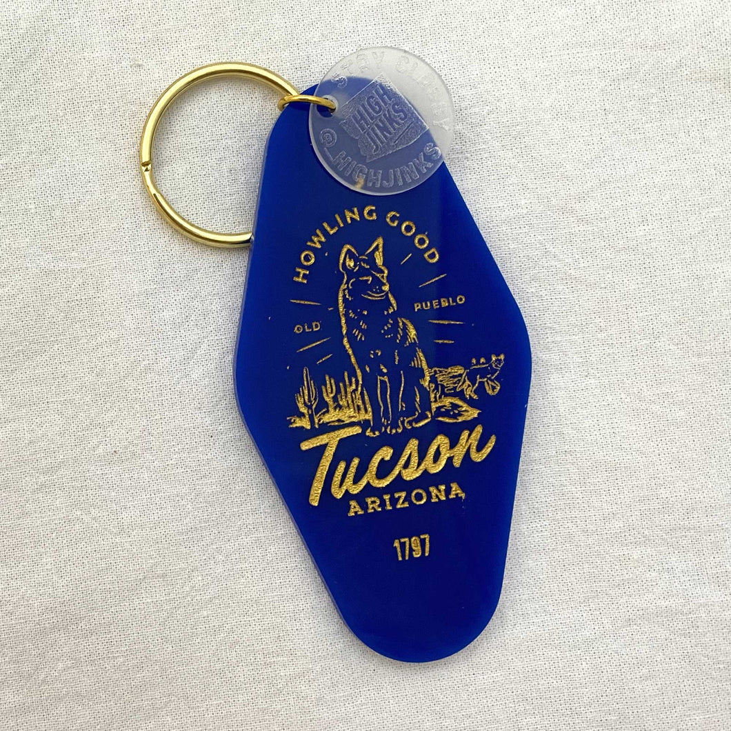 Tucson Coyote Local Love : Acrylic Key Tag