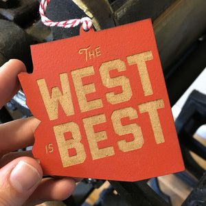 West is Best: Christmas Ornament