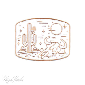 Desert Dusk : Embroidered Patch