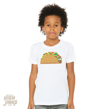 Load image into Gallery viewer, 8-Bit Taco : Kid&#39;s Unisex Soft Blend T-Shirt
