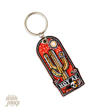 Load image into Gallery viewer, HOT AF : Double Sided Embroidered Keychain
