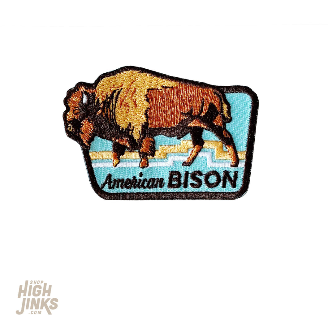 American Bison : Embroidered Patch