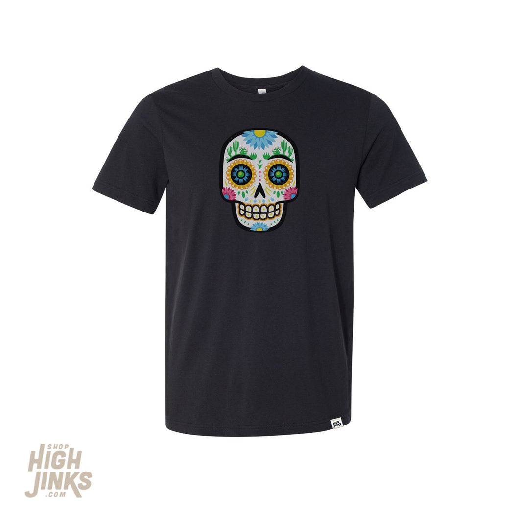Desert Sugar Skull : Crew Neck T-Shirt